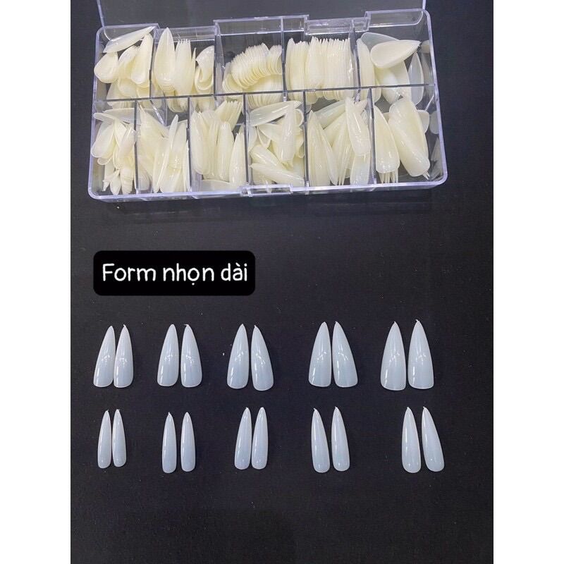 Các loại form móng úp (bán lẻ 1gói 20 móng full size)