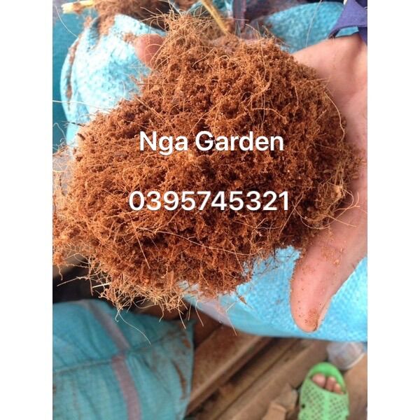 1 kg sơ dừa xơ dừa mụn dừa đã qua xử lý để trồng cây Ngagarden