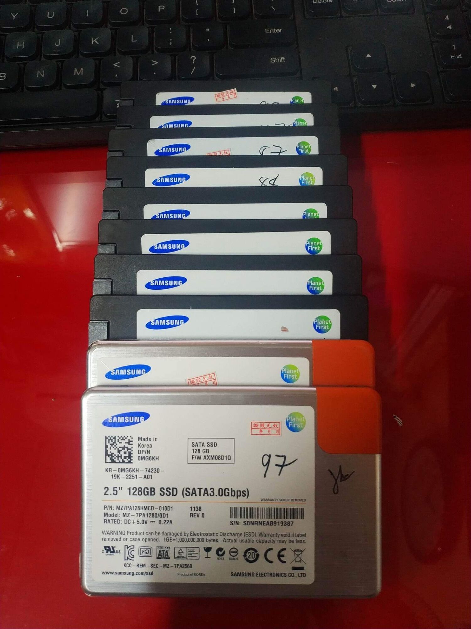 SSD Samsung 120G cũ sức khoẻ tốt