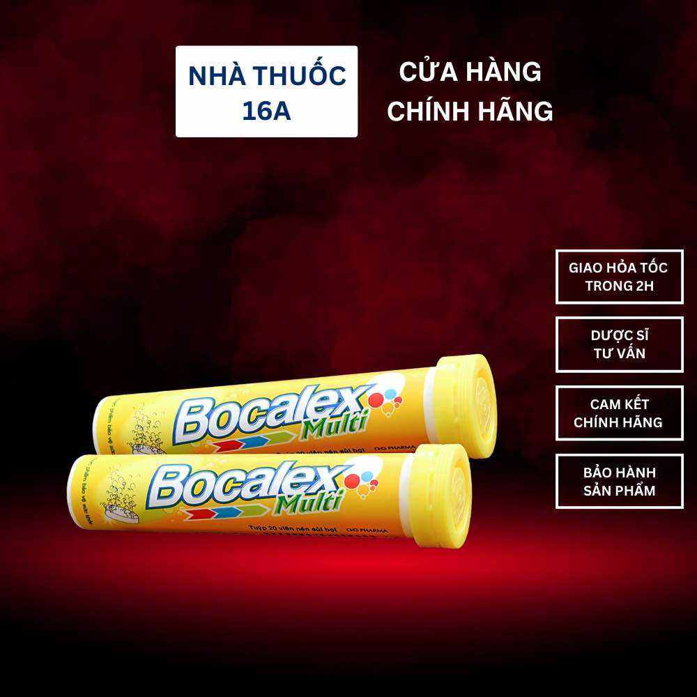 VIÊN SỦI VITAMIN BOCALEX - MIỄN PHÍ VẬN CHUYỂN - DƯỢC HẬU GIANG - HỖ TRỢ TĂNG CƯỜNG SỨC ĐỀ KHÁNG