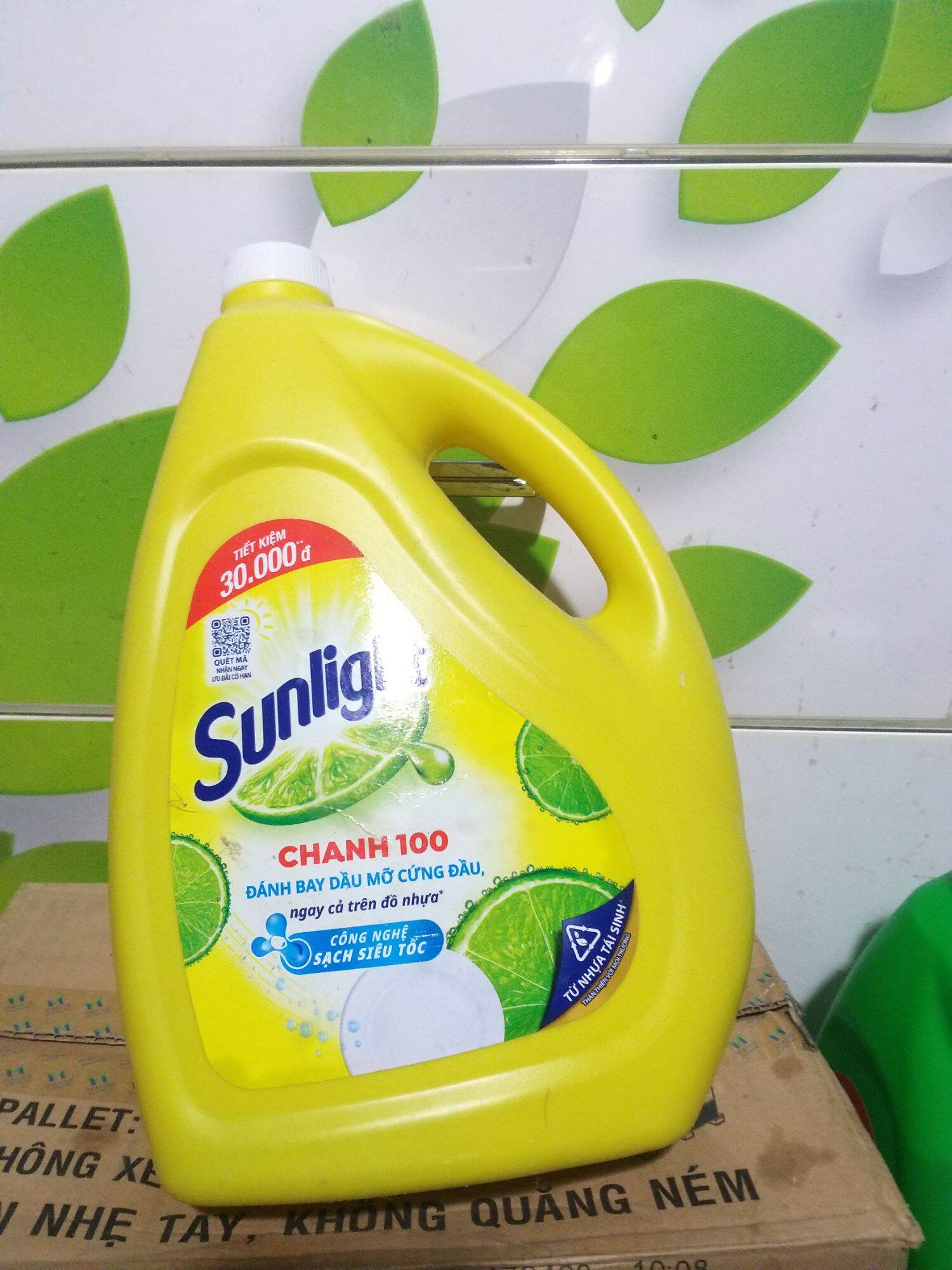 Nước rửa chén SUNLIGHT  3,6kg Thiên Nhiên