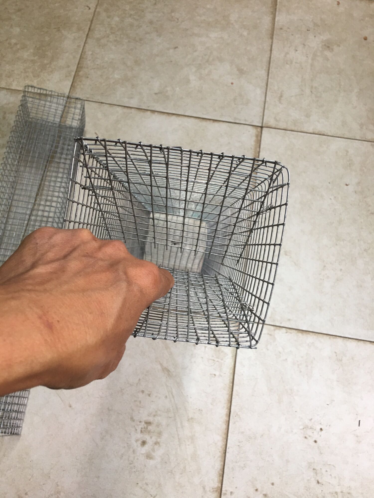 1 BẪY RẮN 1 cửa hiệu quả kẽm ko rỉ