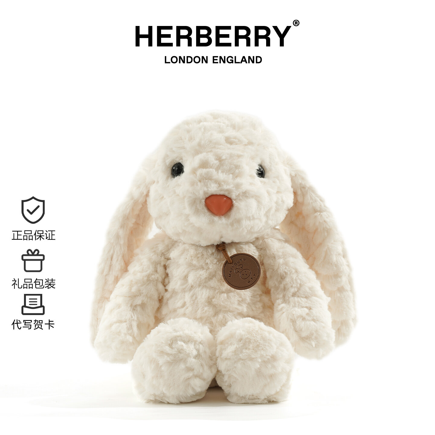 Adorable White Rabbit Doll Pillow Plush Toy Sleep Birthday Gift Doll Fabric Doll Soft Polyester Fiber Filled Animal Stuffed Toy Giá 912,000 Đồng*Miễn phí vận chuyển