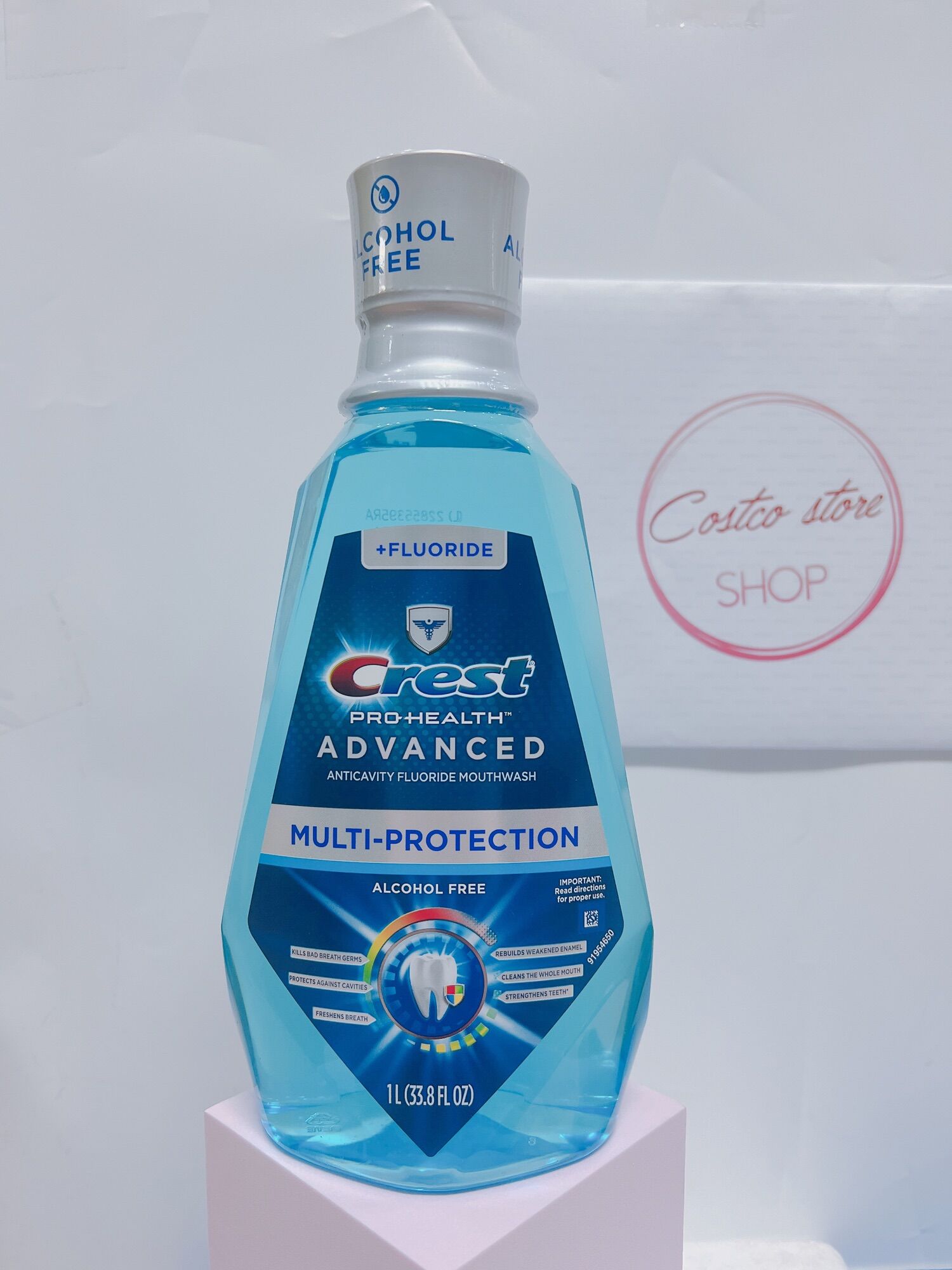 Nước súc miệng pro health advanced crest mỹ chai 1 lít date mới