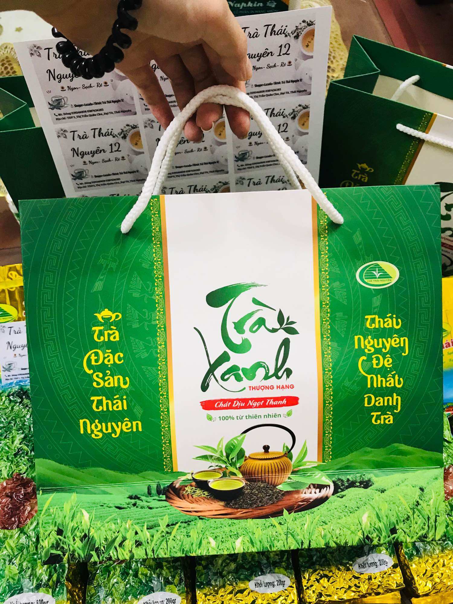 Chè đặc sản Tân Cương Thái nguyên 1kg(2 túi 500g)