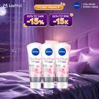 Bộ 3 Sữa Rửa Mặt NIVEA Pearl Bright Ngọc Trai Đất Sét Dưỡng Trắng (100 g) - 81273x3