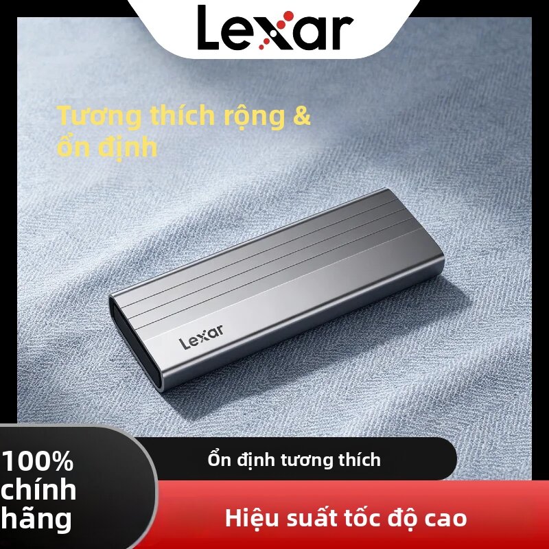 Lexar | Vỏ Ổ Cứng SSD Lexar E300 M.2 NVMe USB 3.2 Gen 2 10Gbps Type C, Đầu Đọc Ngoài Cho SSD 2230 2242 2260 2280 M Key B+M Key, Nhỏ Gọn Giá 768,000 Đồng*Miễn phí vận chuyển