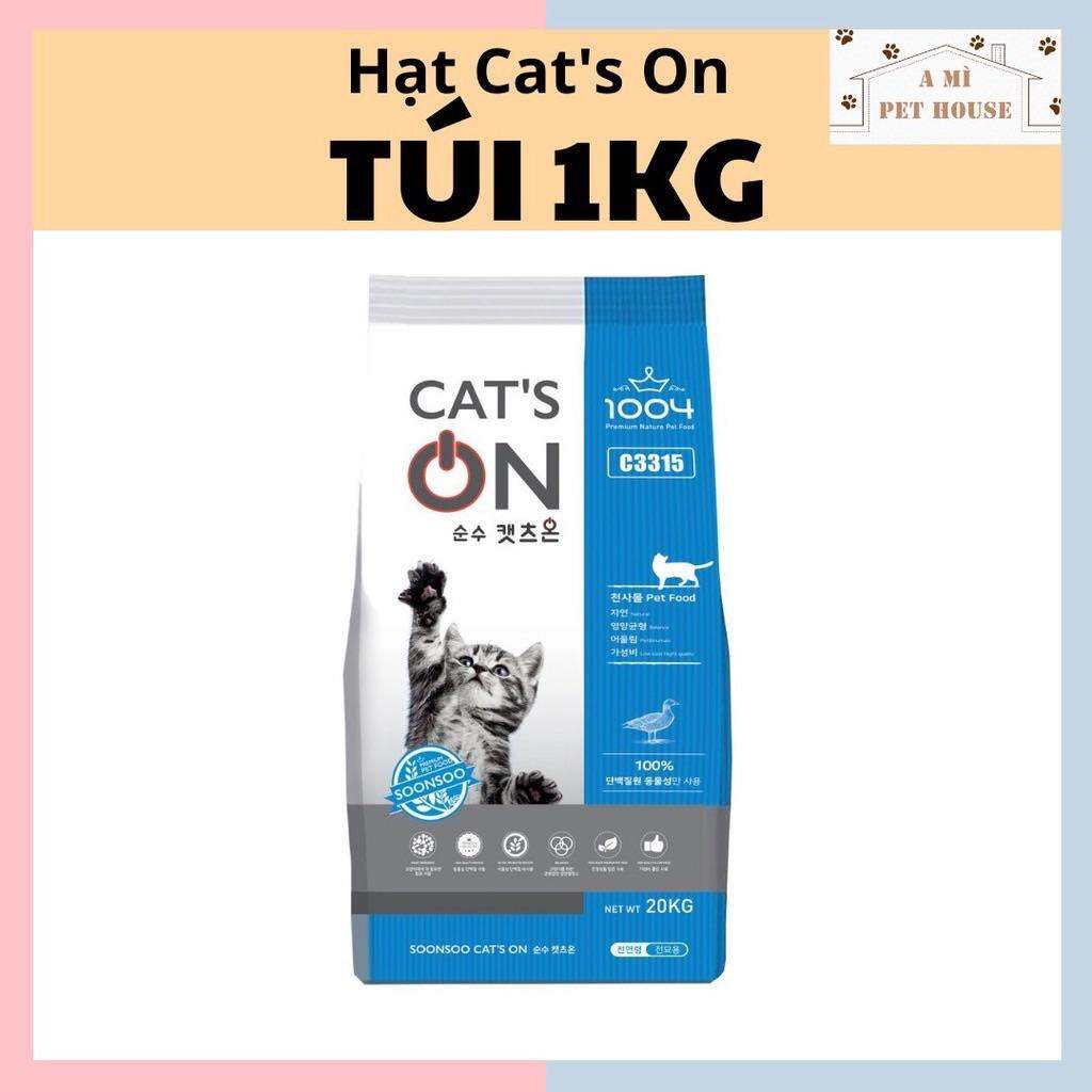 Túi chiết lẻ 1kg thức ăn cho mèo Cat’s On - Hạt khô cho mèo Cat On