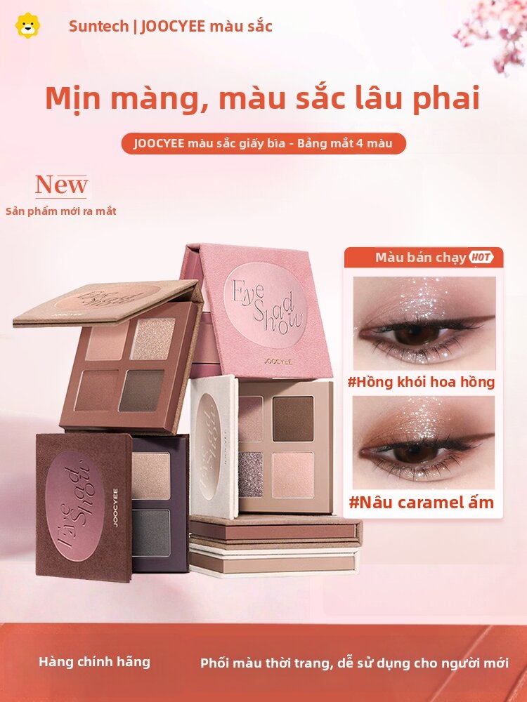 JOOCYEE | Bảng phấn mắt đa năng phù hợp makeup nhẹ hằng ngày