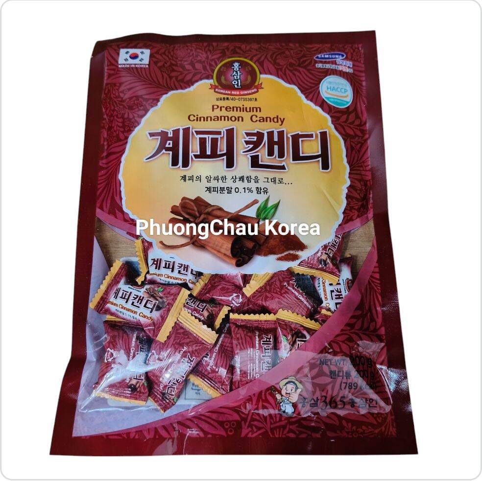 Kẹo quế, Kẹo Gừng Hàn Quốc 200g/bịch