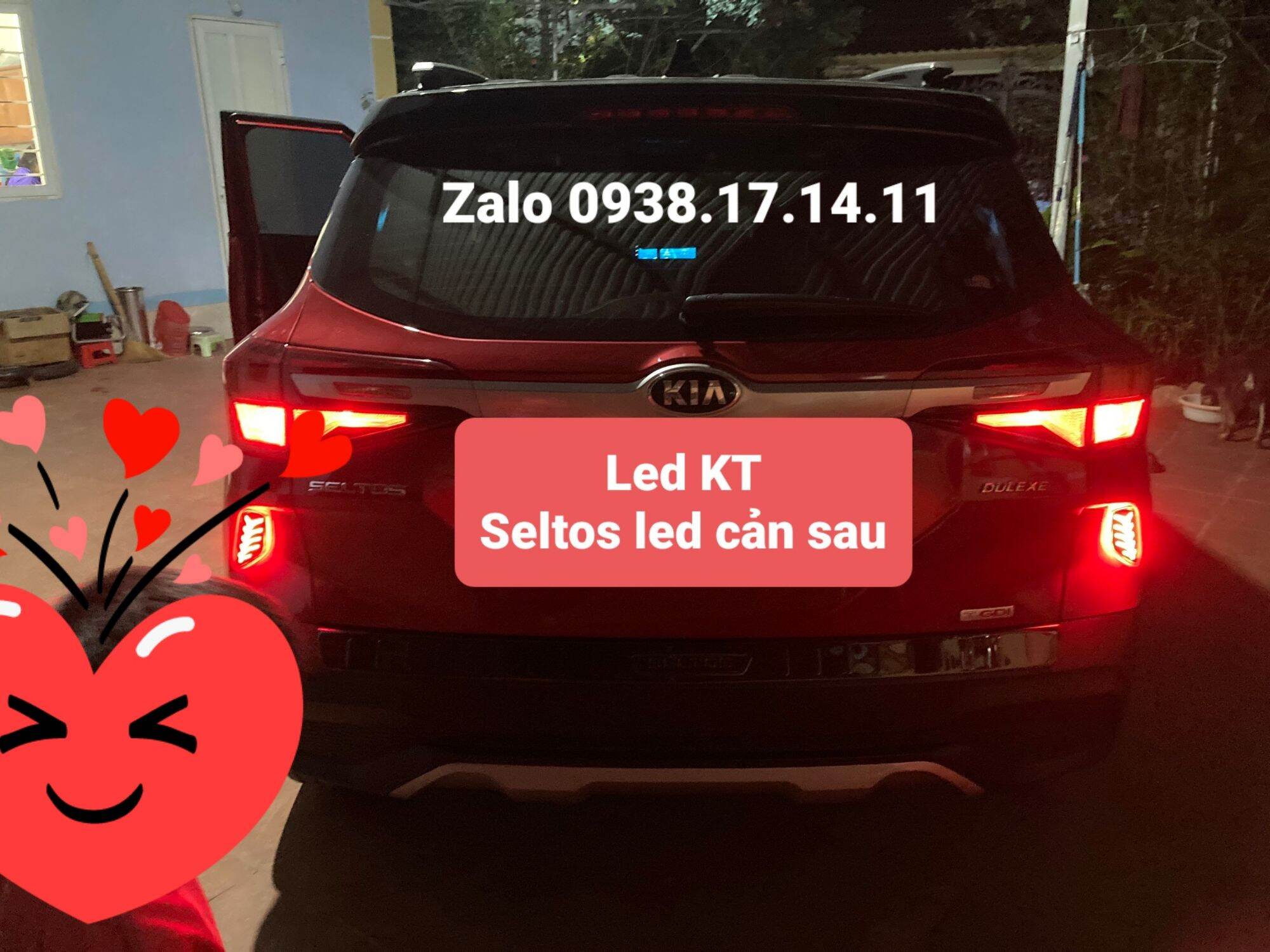 Led gầm sau Kia Seltos led cản sau Seltos 3 chế độ xi nhan chạy audi đẹp mắt