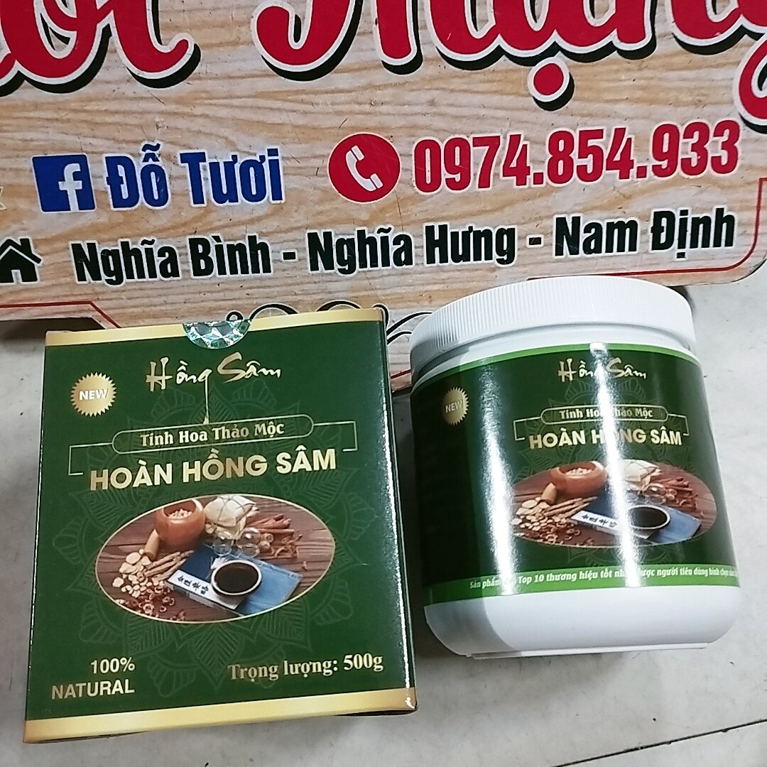 Thảo mộc tăng cân hồng sâm qm