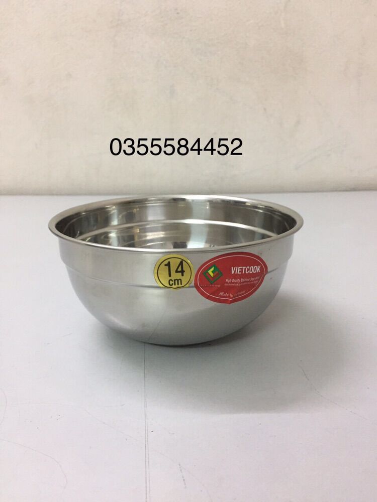 Bát inox Việtcook 1 Lớp Sezi