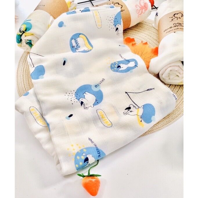 Khăn tắm sợi tre Muslin 2 lớp