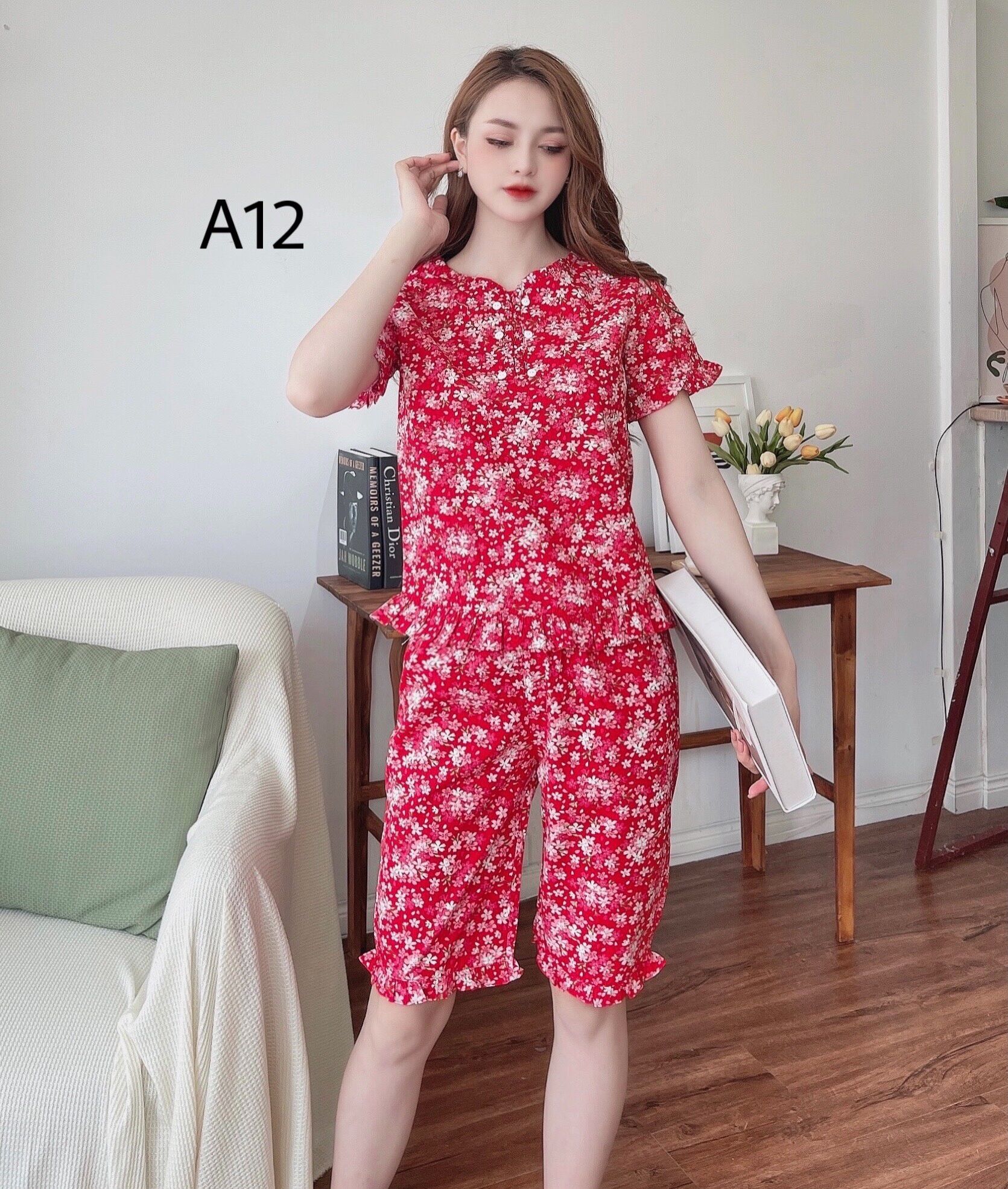 Đồ bộ mặc nhà mẫu lửng đẹp