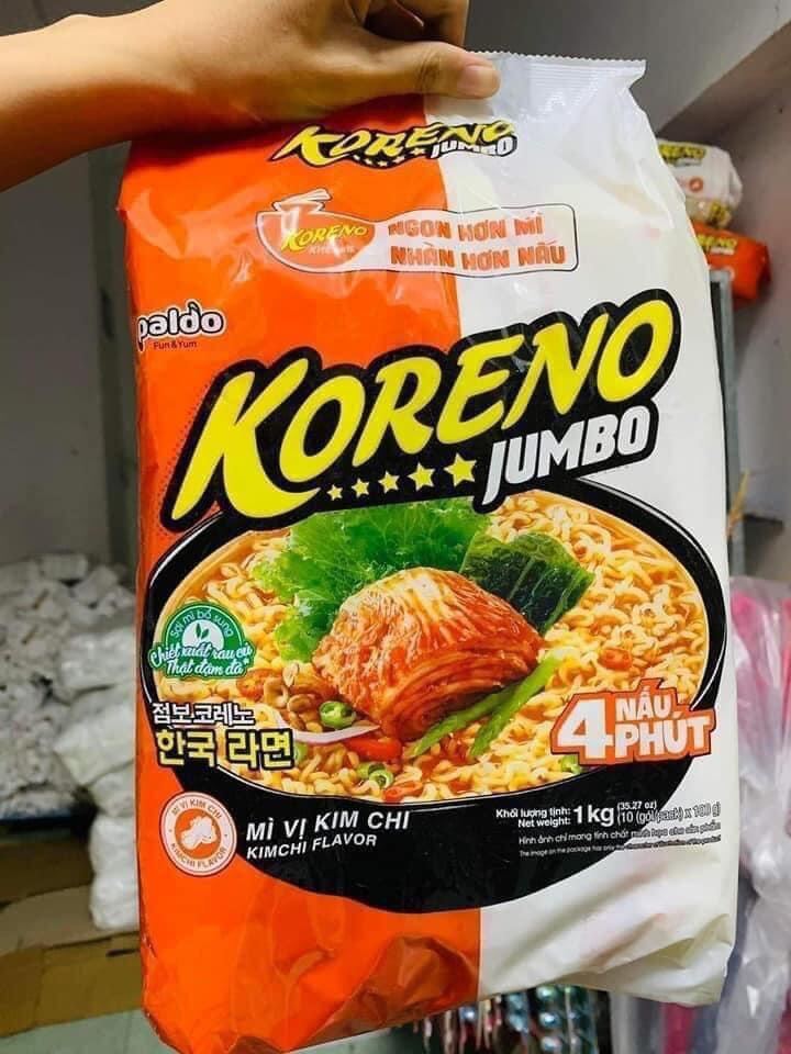 Combo 10 gói mì cay Koreno Jumbo, Mì cay Hàn Quốc