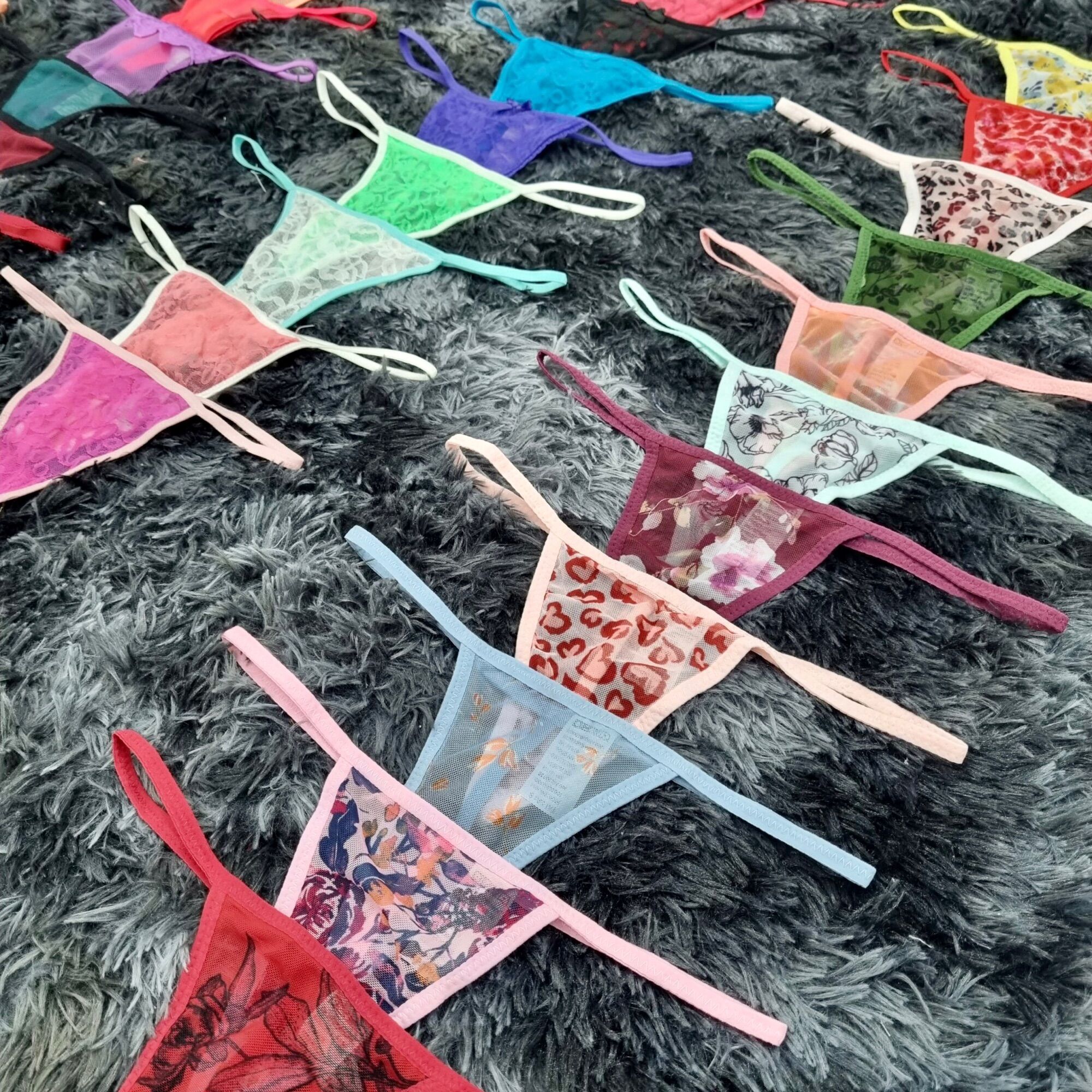 (CÓ BIGSIZE) Set 5 Lọt khe dây mảnh nhuyễn, G-string, T-string