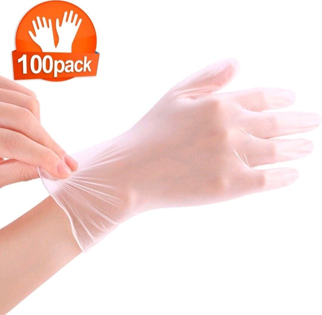 Rẻ Vô Địch 1 hộp găng tay không bột VINYL nhập khẩu 100 chiếc