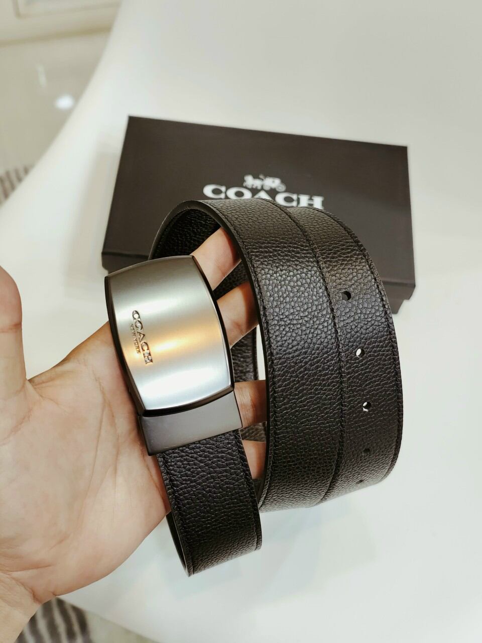 NEW CO**ACH BELT FOR MEN da thật sang trọng