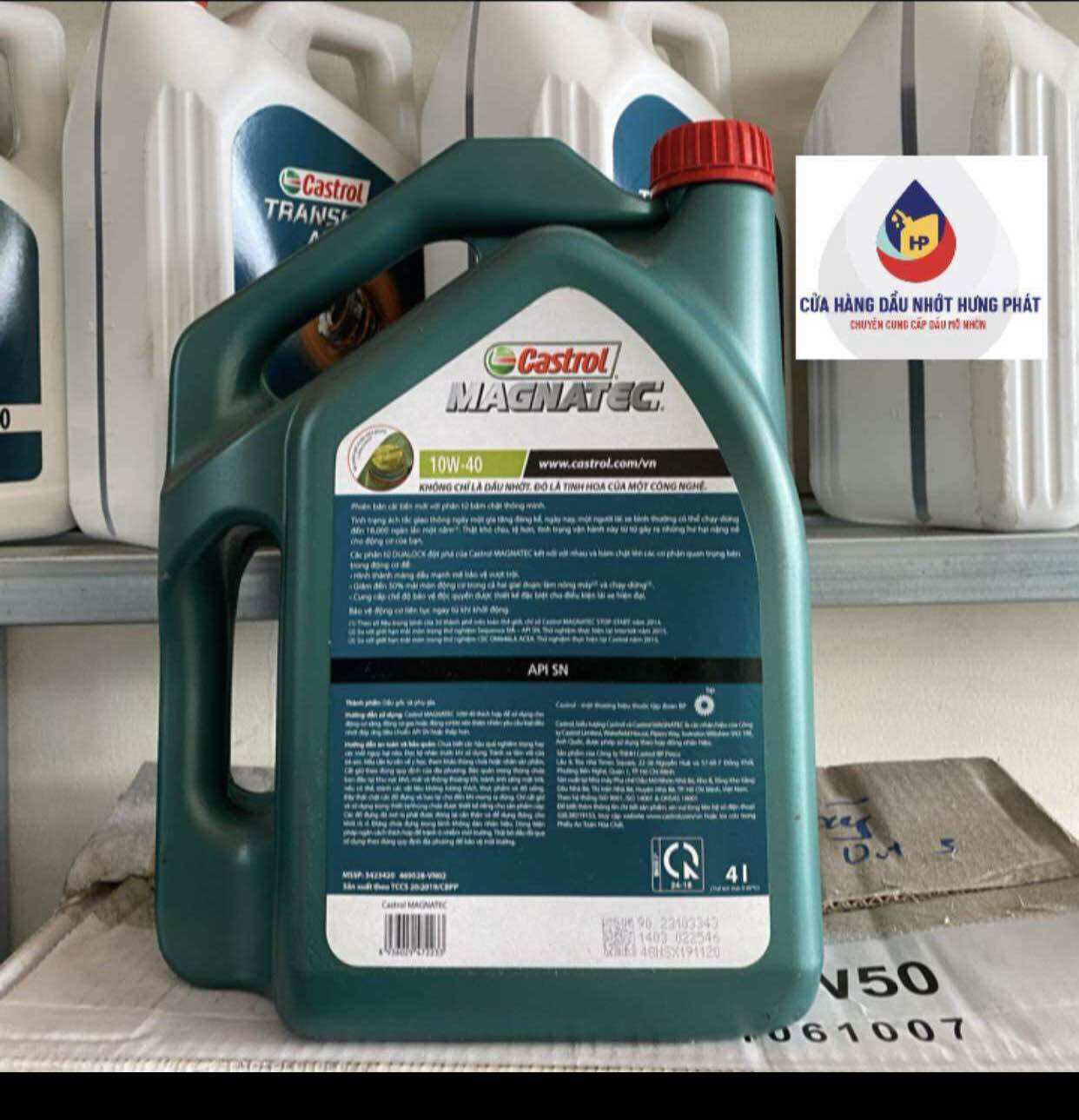 Dầu nhớt CASTROL MAGNATEC 10W-40 4L