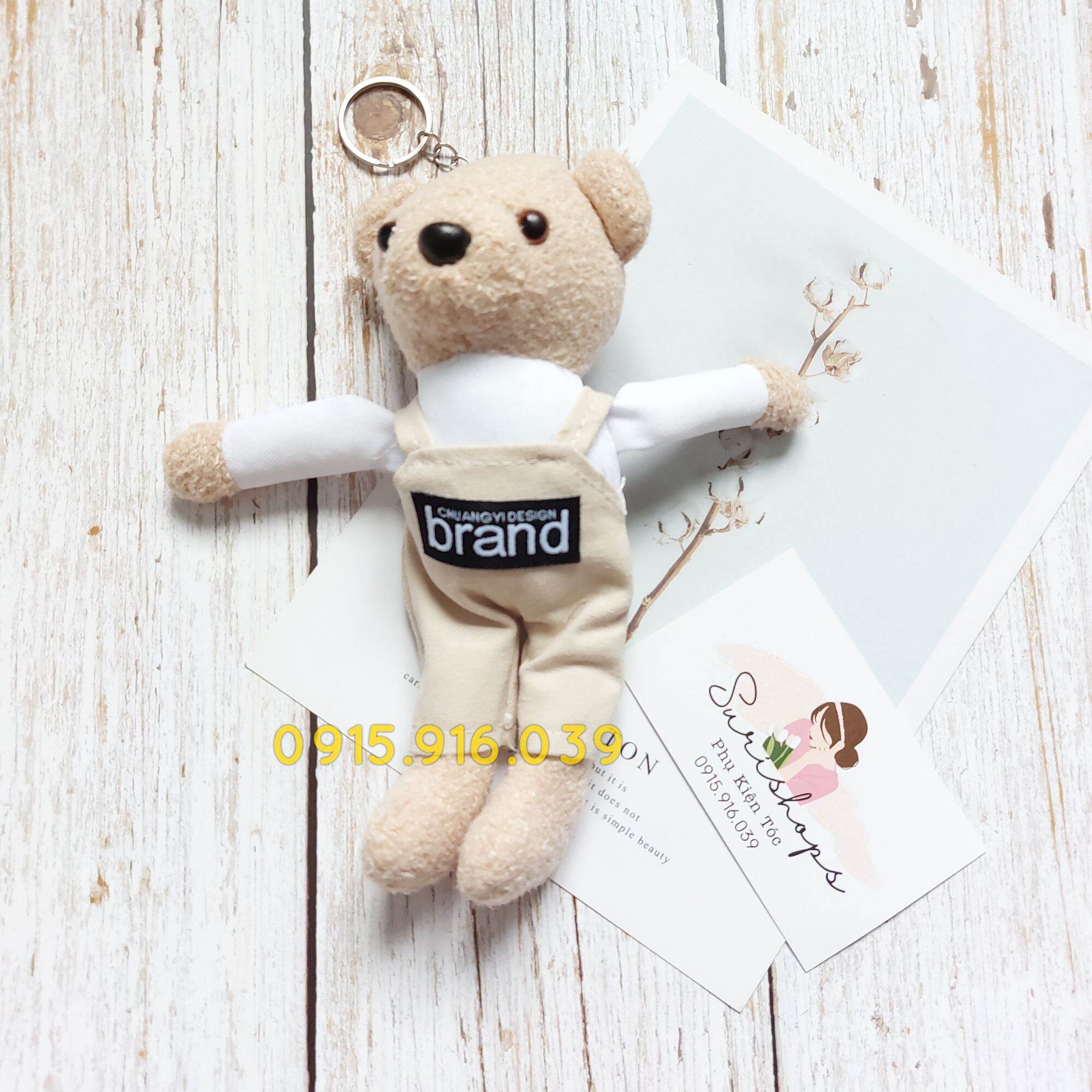 Móc Khóa Gấu Nhồi Bông