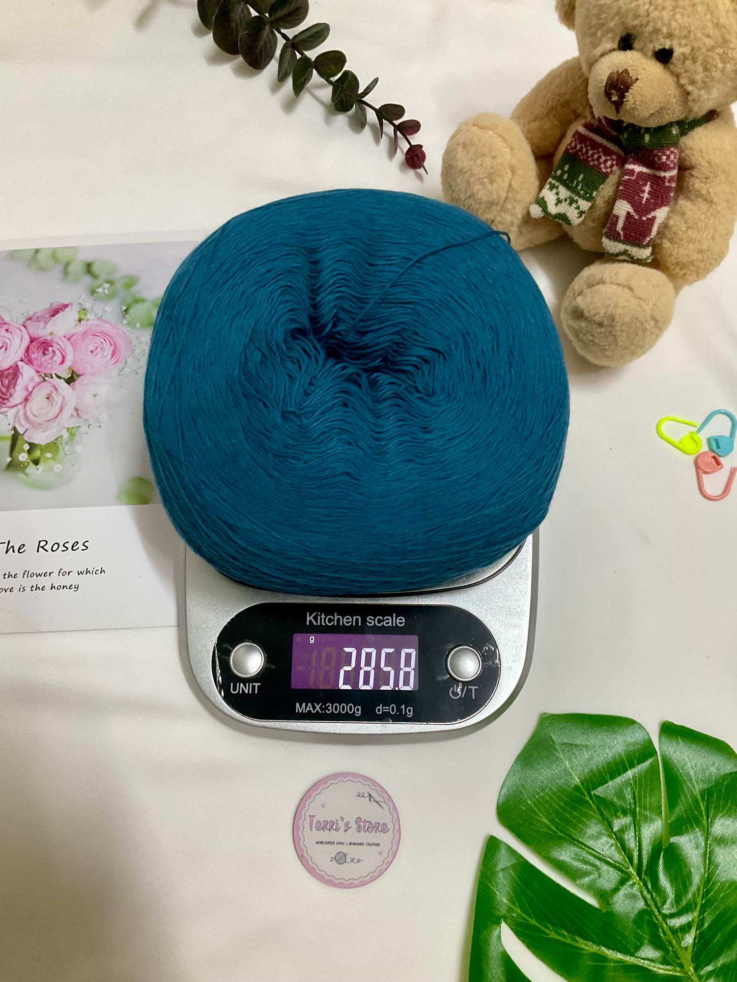 Yarn - sợi cotton silk - cotton lụa | sợi se/xe tròn hay chập cỡ sợi từ 0.6mm ~ 0.8mm | sợi mùa hè | terri store