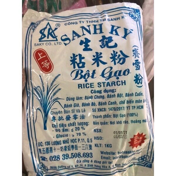 BỘT GẠO SANH KÝ LOẠI 1kg