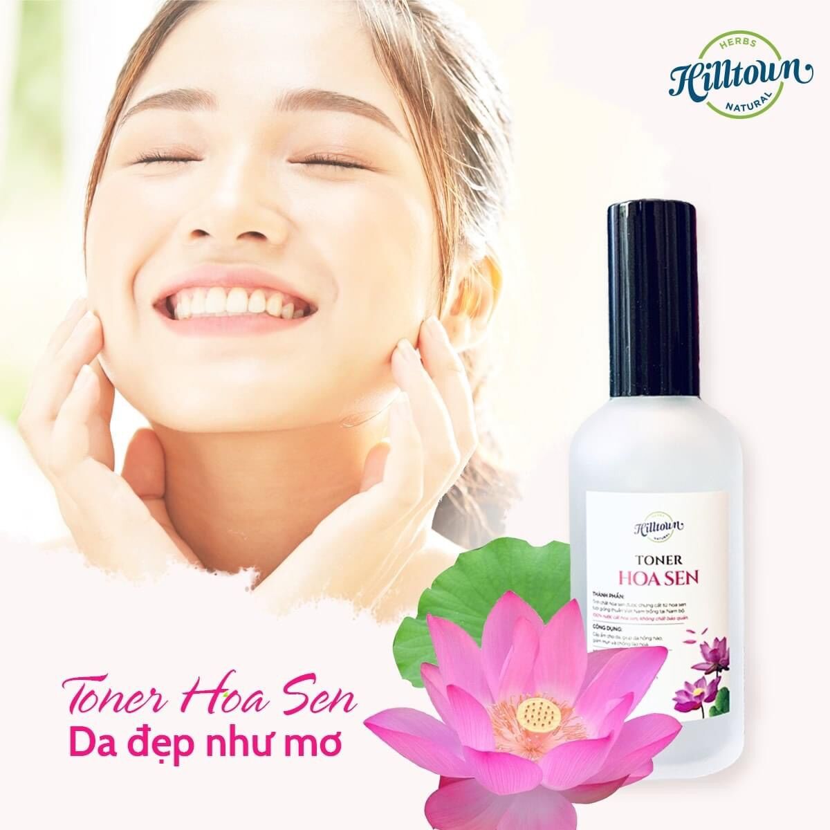 Nước chưng cất hoa sen Hiltown