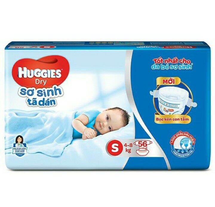 Tã dán Huggies S56 miếng size S dành cho trẻ .