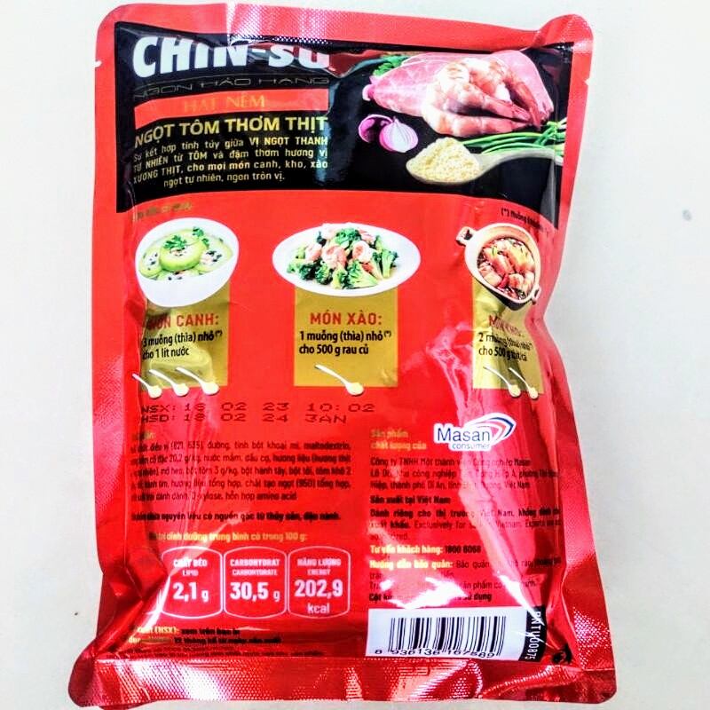 Hạt Nêm Chinsu 500gam Ngọt Tôm Thơm Thịt Ngon Rẻ (DATE MỚI)