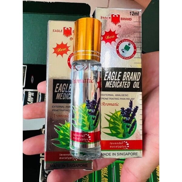 Dầu con ó Eagle Brand dạng lăn chai 10ml  - TTC Pharma