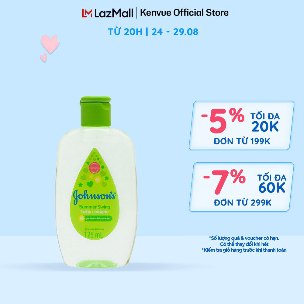 Nước hoa cho bé johnson's baby cologne 125ml