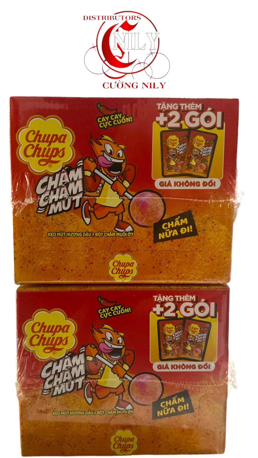 Kẹo mút Chupachups Chấm mút 16 que 1 hộp