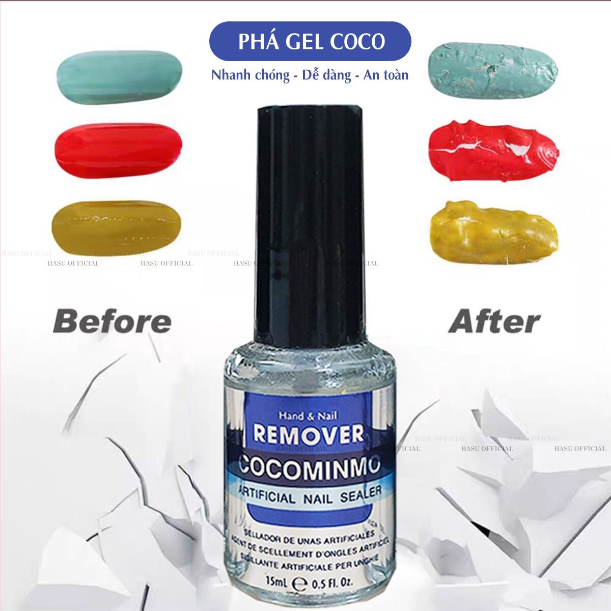 Phá gel coco - phá gel lạnh không nóng rát ( hàng chuẩn loại 1 )