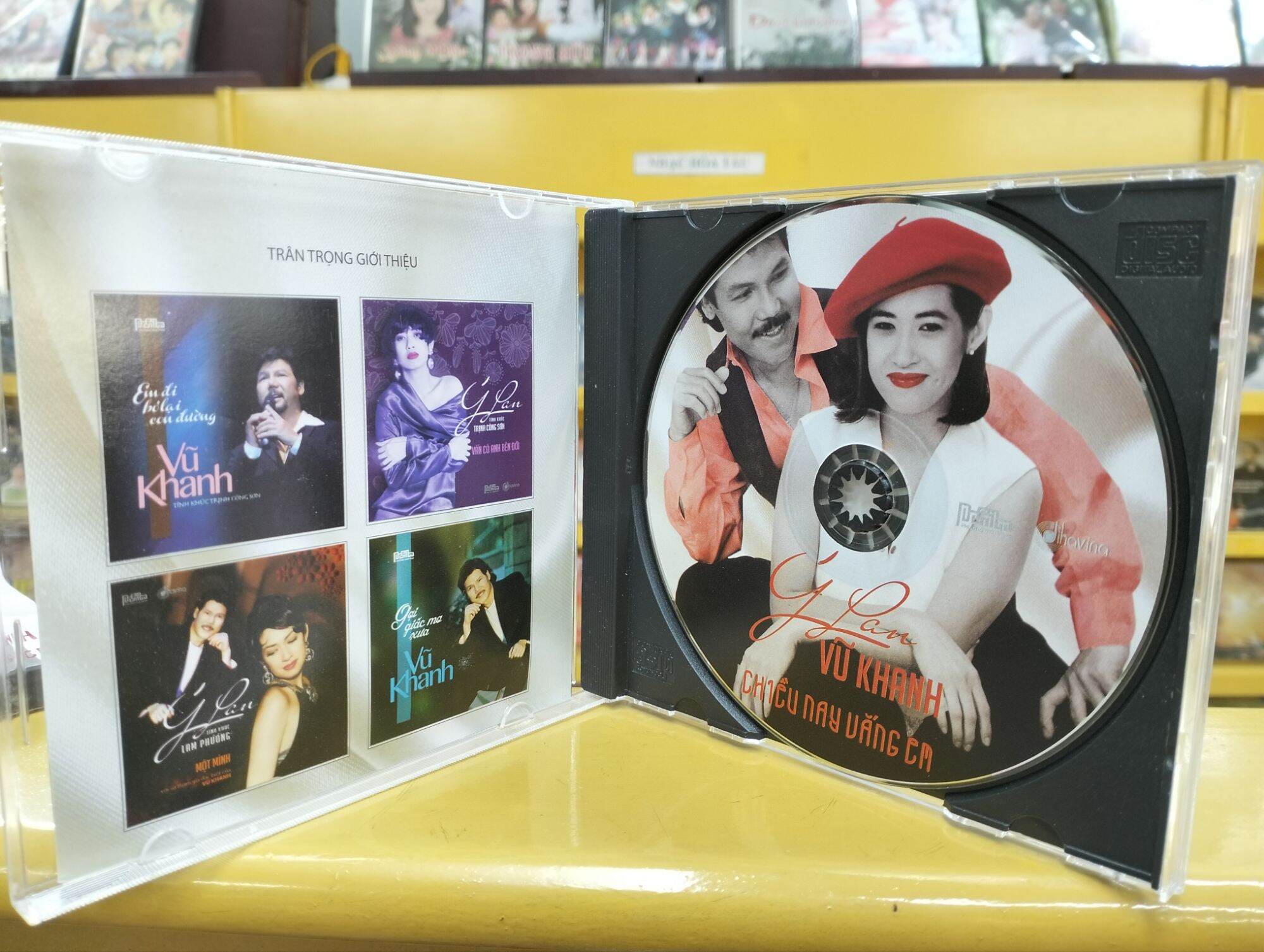 Đĩa CD - Ý Lan & Vũ Khanh - Chiều nay vắng em