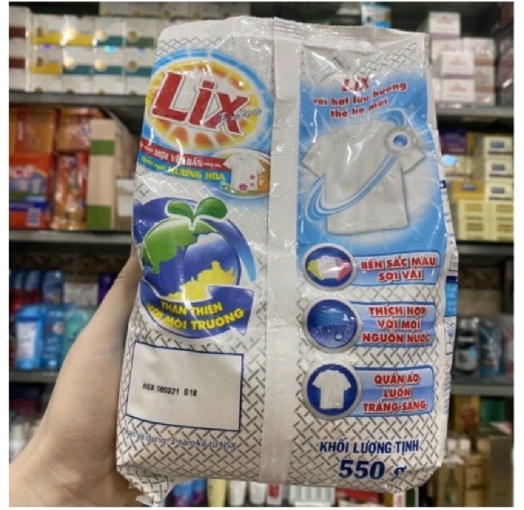 Bột giặt Lix extra hương hoa 550g