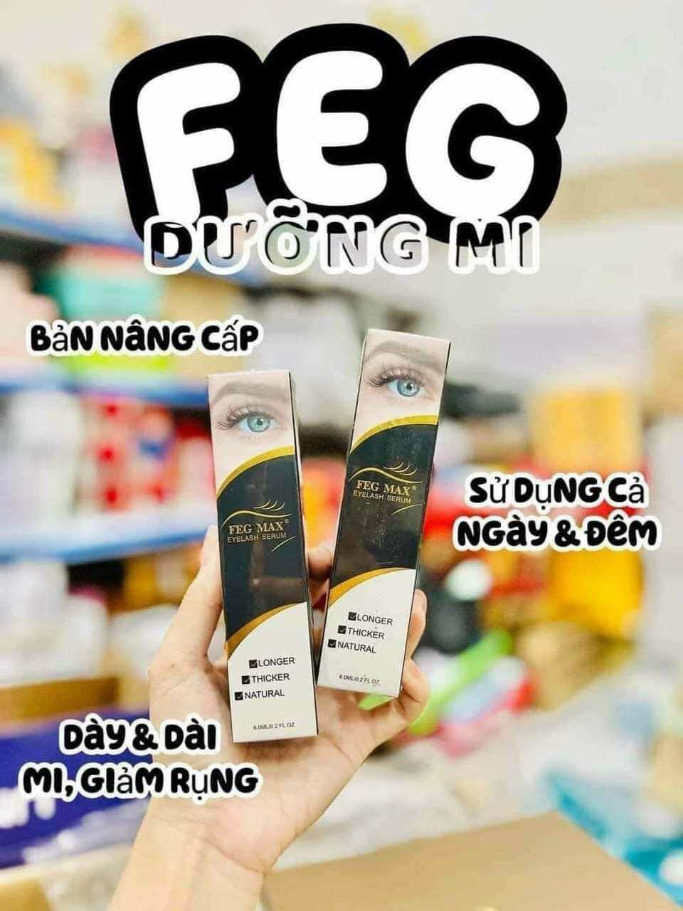 [ HÀNG CHÍNH HÃNG 100%] SERUM DƯỠNG DÀI MI FEG M.A.X