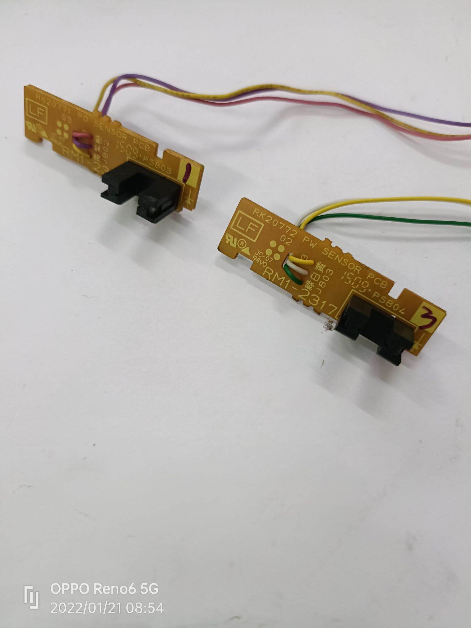 Cặp sensor giấy ra Canon 2900 và Hp 1020