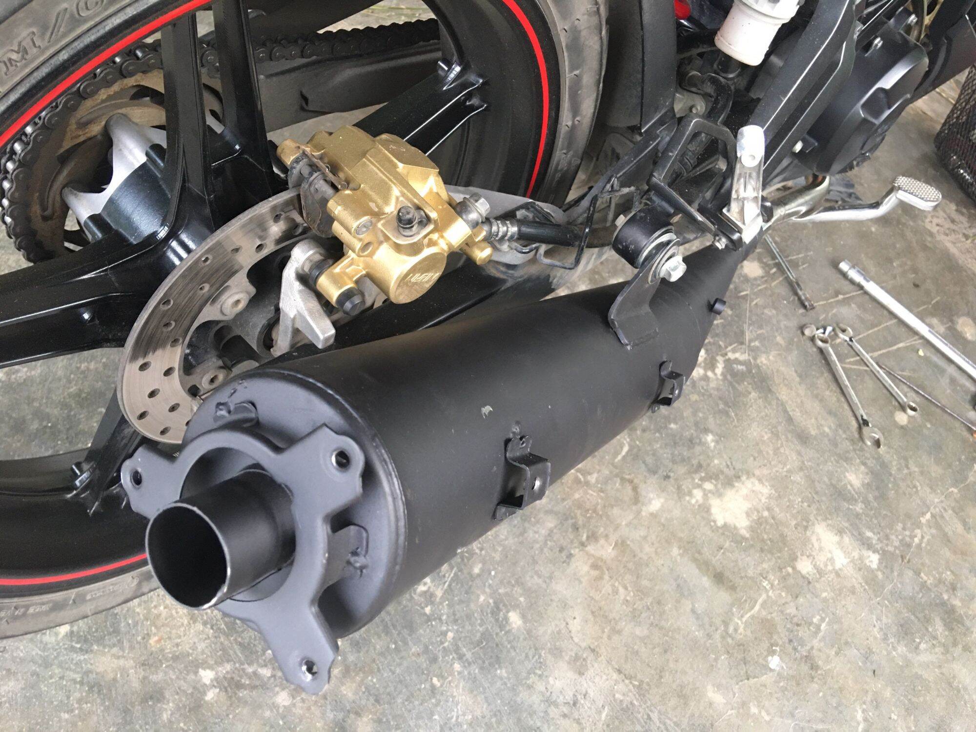 Pô ex150 tăng giả zin móc nỉ, Pô ex150 móc sẵn âm thanh trầm ấm uy lực cực hay