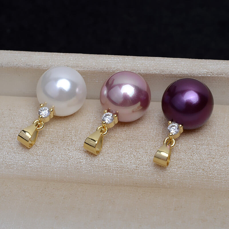 S925 Bạc Nguyên Chất Vòng Cổ Ngọc Trai Hình Vỏ Sò Nữ Hoàng Phong Cách Đơn Giản Vàng Bạc Trang Sức Thời Trang Phụ Kiện