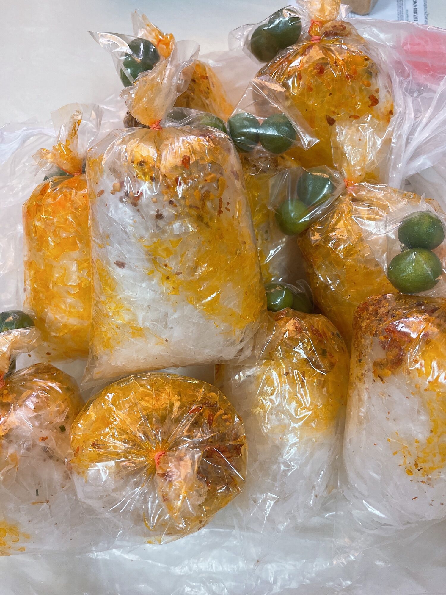 Combo 5 bánh tráng trộn sa tế muối hành phi Tây Ninh !