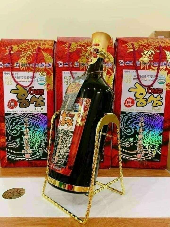 Nước cốt hắc sâm Teawoong chai 3 Lít