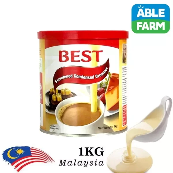 Hơi móp nhẹ nhưng không ảnh hưởng đến chất lượng sữa bên trong, BEST , DAIRY CHAMP , sữa đặc 1Kg nhập khẩu Malaysia , thơm ngon làm bánh pha chế sinh tố