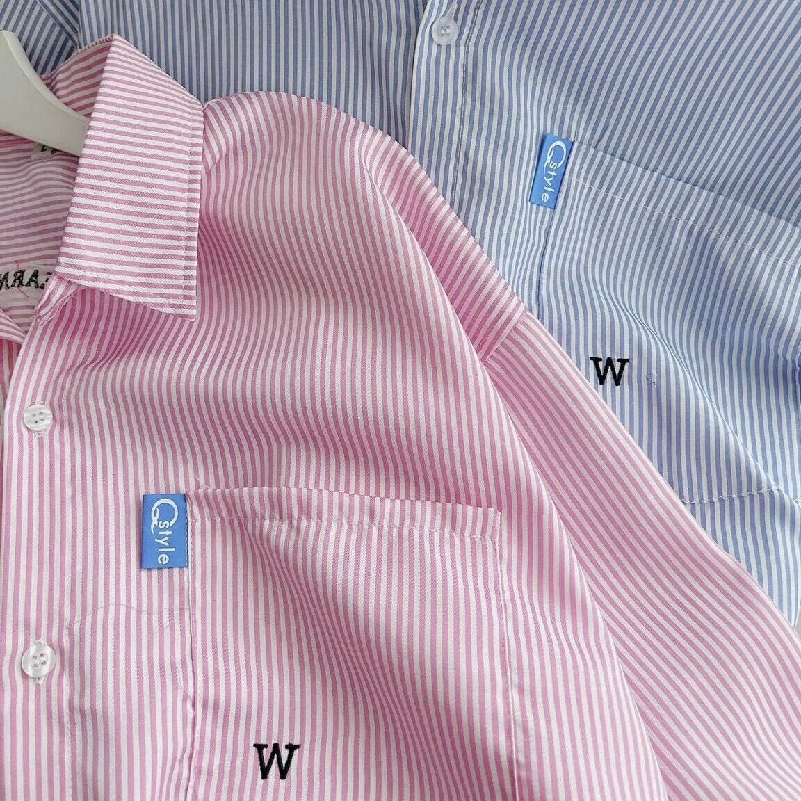 Áo Sơmi W sọc tay ngắn _HT.Store96