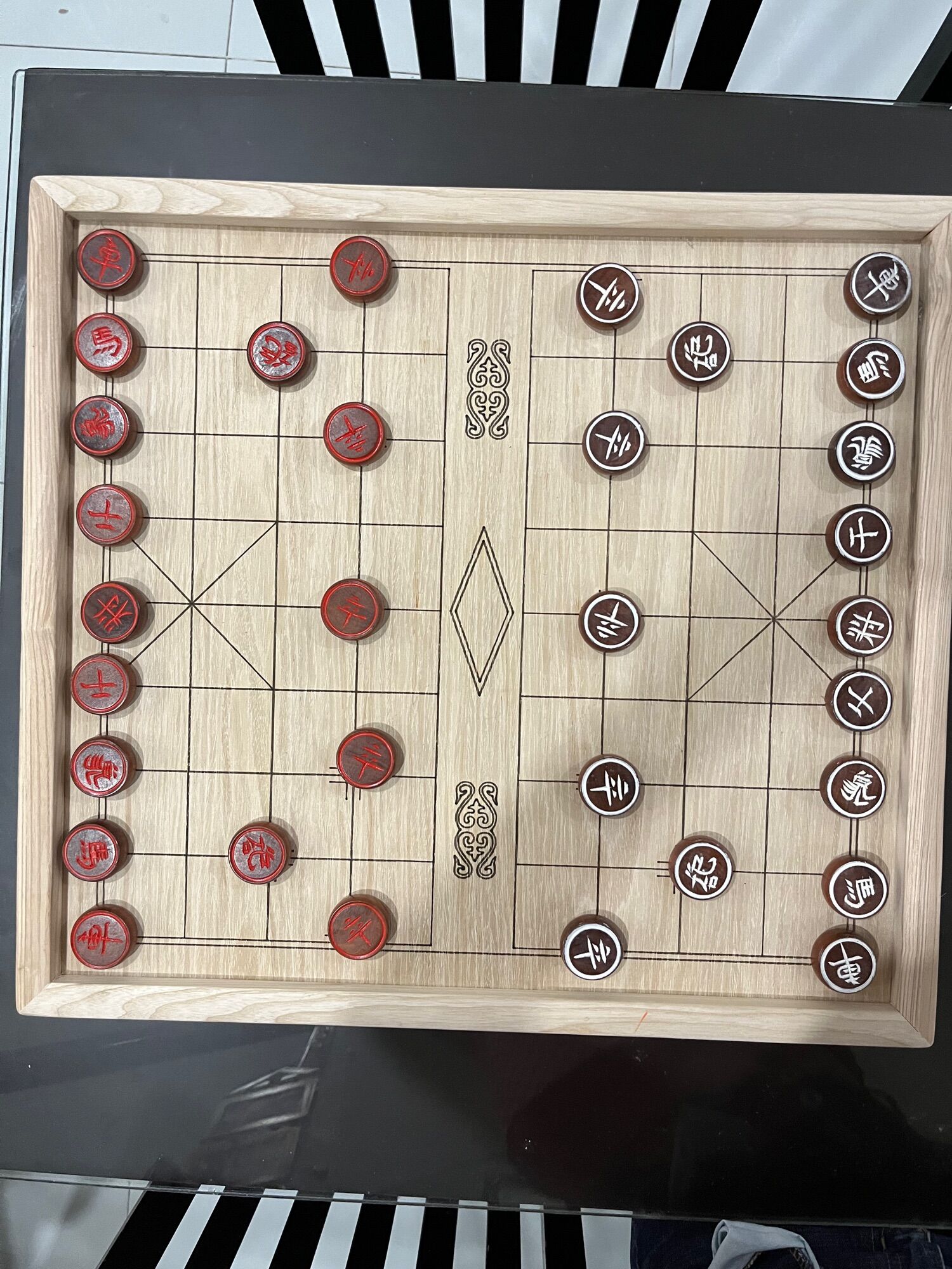 Quân cờ tướng gỗ nghiến đk 3,8cm