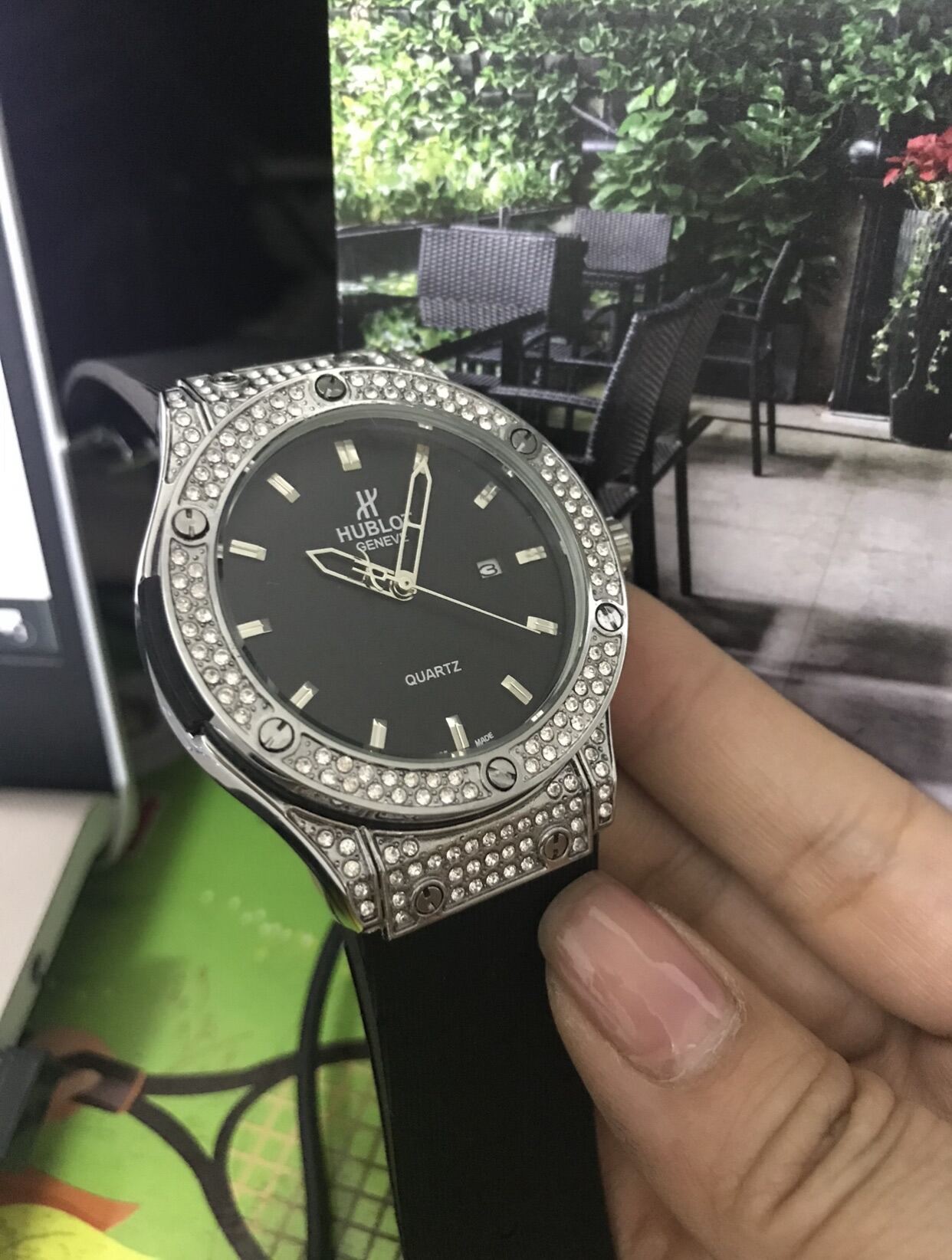 Đồng hồ nam Hoblot thời trang cao cấp tặng hộp đựng sang trọng + pin dự