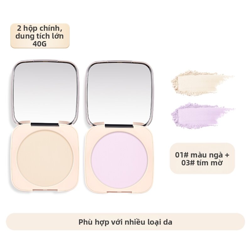 Feotznw | Matte Finish Long-lasting Face Powder Oil Control - 6