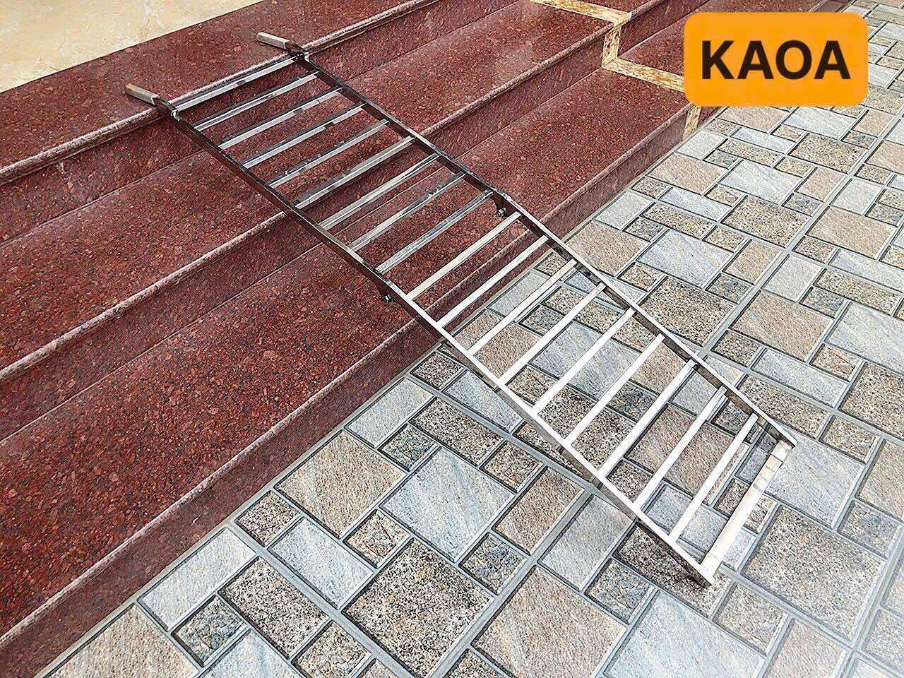 Thang dắt xe máy inox .KT 170x40cm phù hợp độ cao 49 - 55 cm ( bảo hành 12 tháng )