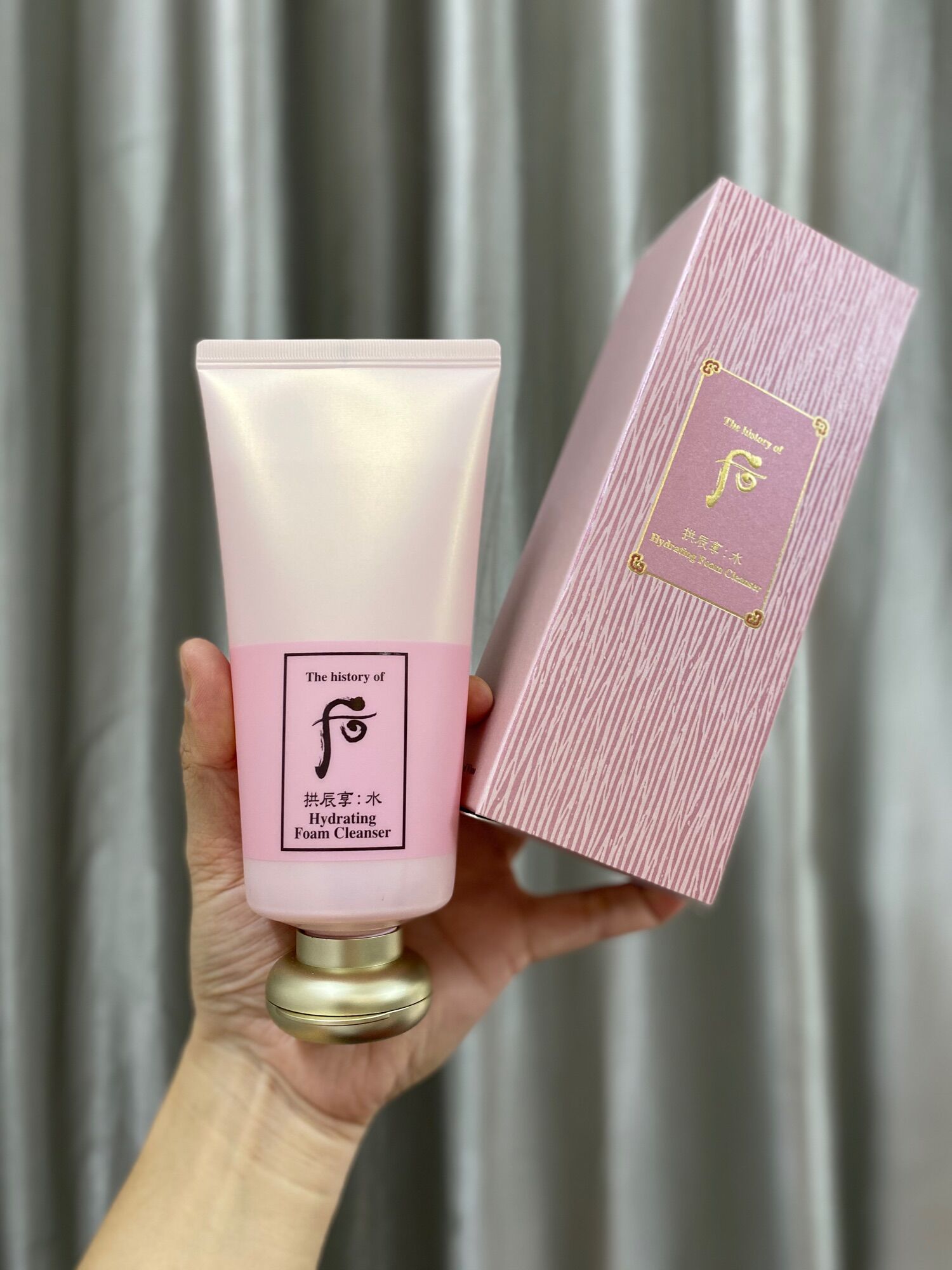 Tem lg vina - sữa rửa mặt cho da dầu whoo hồng