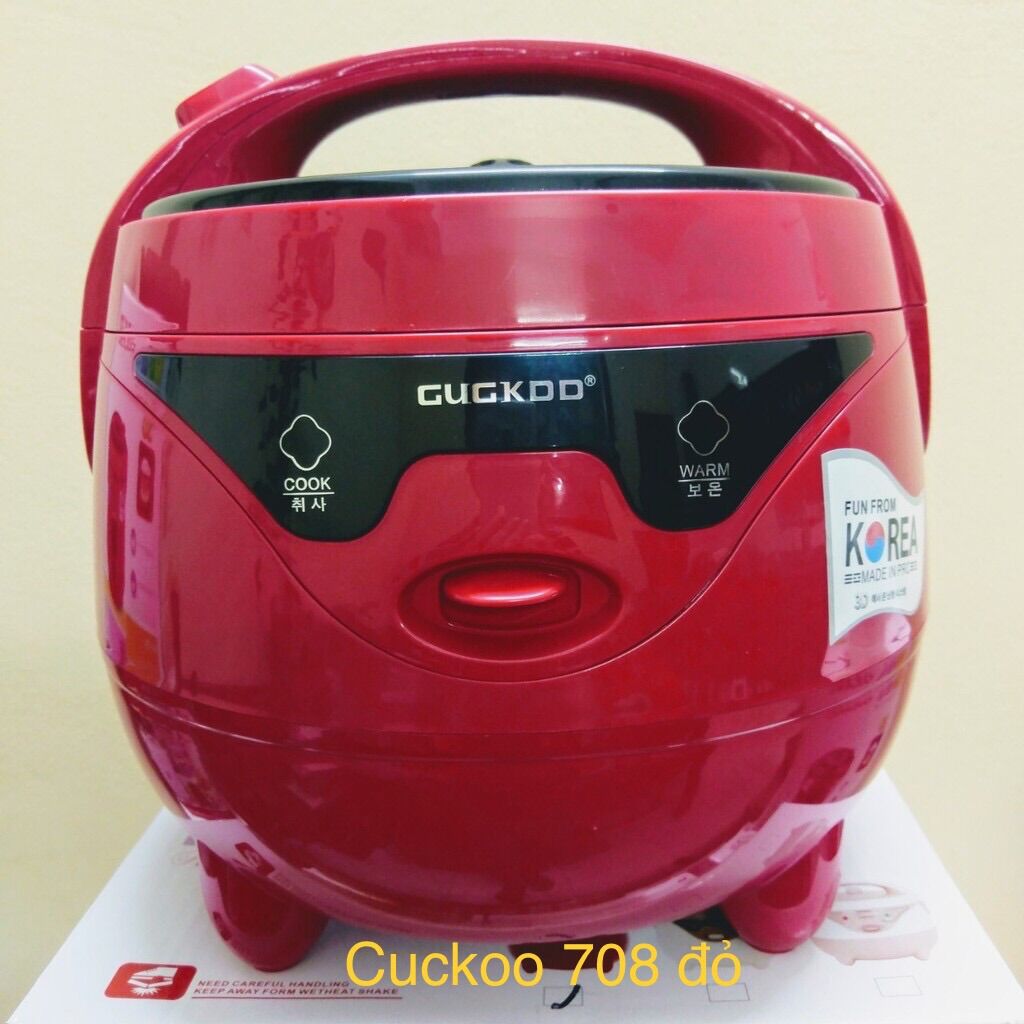 🐬Nồi cơm điện GUGKOO1,8 lít(4-6 nguội ăn) kèm xửng hấp ( Bảo hành 12 tháng)